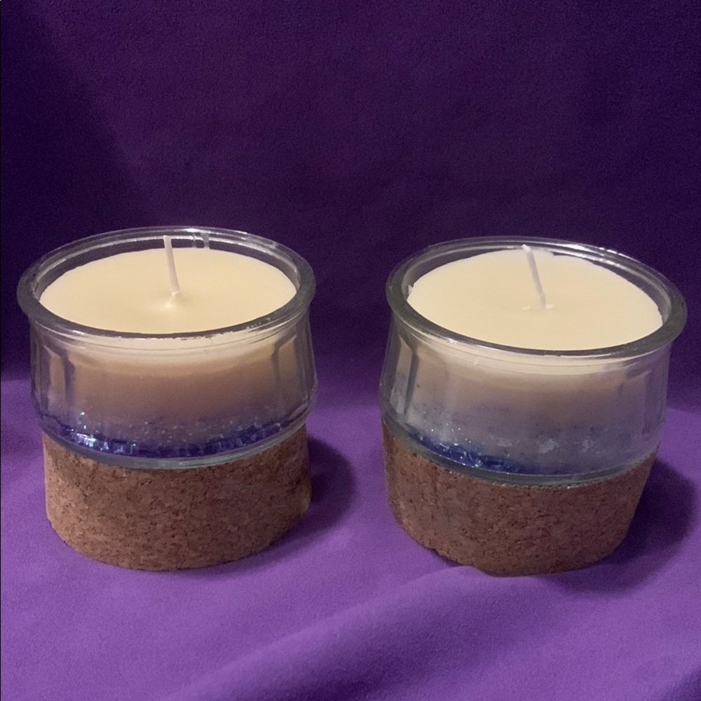 Funky Sparkly Beeswax Candle Set